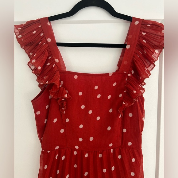 ASOS Red Polka Dot Dress 💃🏻 in UK 6/US 2 - Picture 2 of 6
